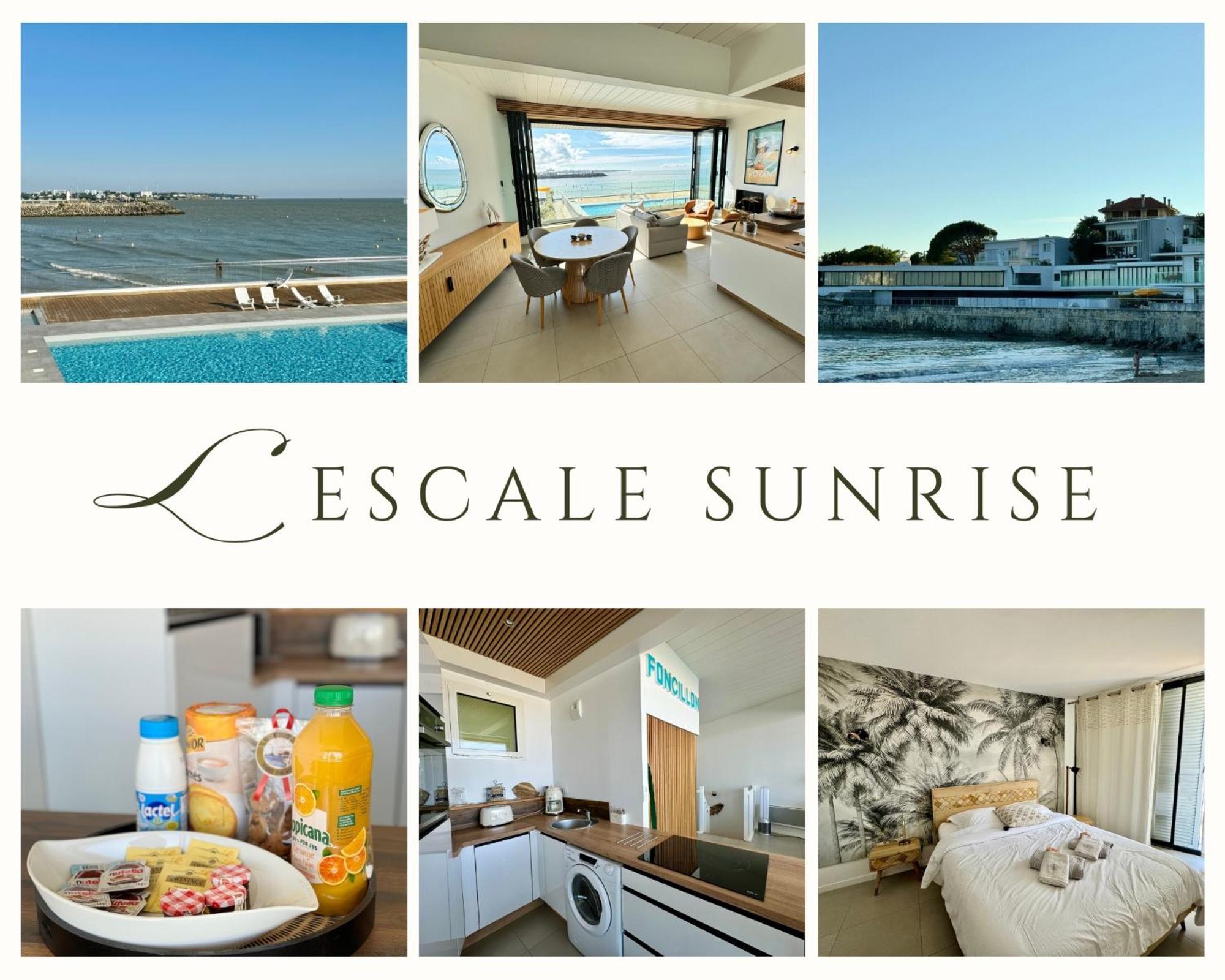 ロワイヤンLe Sunrise - Panorama Sur L'Estuaireアパートメント エクステリア 写真
